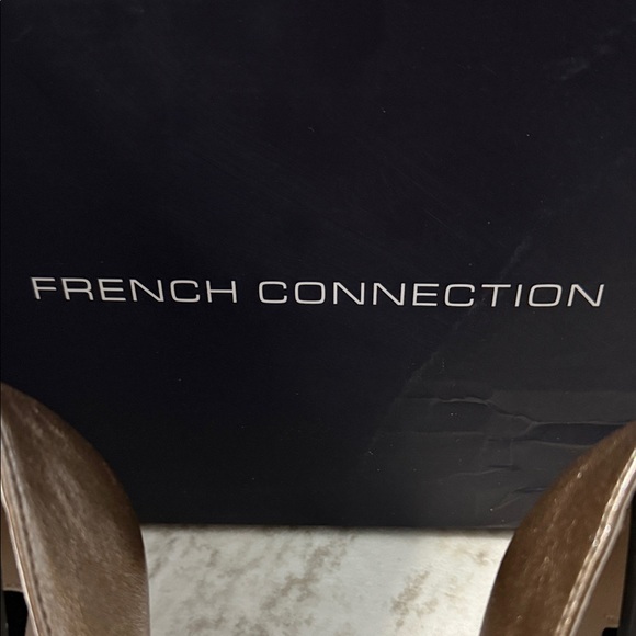 French Connection Metallic Brown Heels - Picture 3 of 6